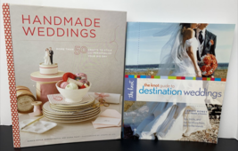 Handmade Weddings Hardcover The Knot Guide to Destination Weddings Book Lot of 2 - £7.90 GBP