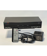 C2G Component Video + TOSLINK Digital Audio High Performance Selector Sw... - $49.00