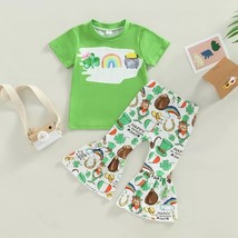 NEW St Patrick&#39;s Day Bell Bottoms Girls Outfit Set - £8.19 GBP