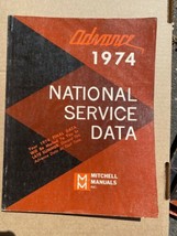 Advance 1974 National Service Data Repair Manual GM Chrysler Ford Rambler Jeep - £14.99 GBP