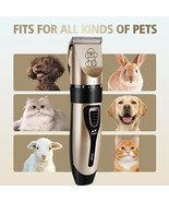 Cat Dog Hair Clipper Electrical Professional Hair Clipper for Pets Silen... - $732.05 MXN