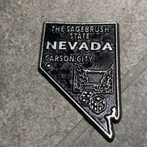 Nevada State Shape Souvenir Refrigerator Magnet Rubber New - $2.92