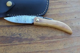 damascus custom made beautiful folding knives From The Eagle Collection M4649 - £7.75 GBP