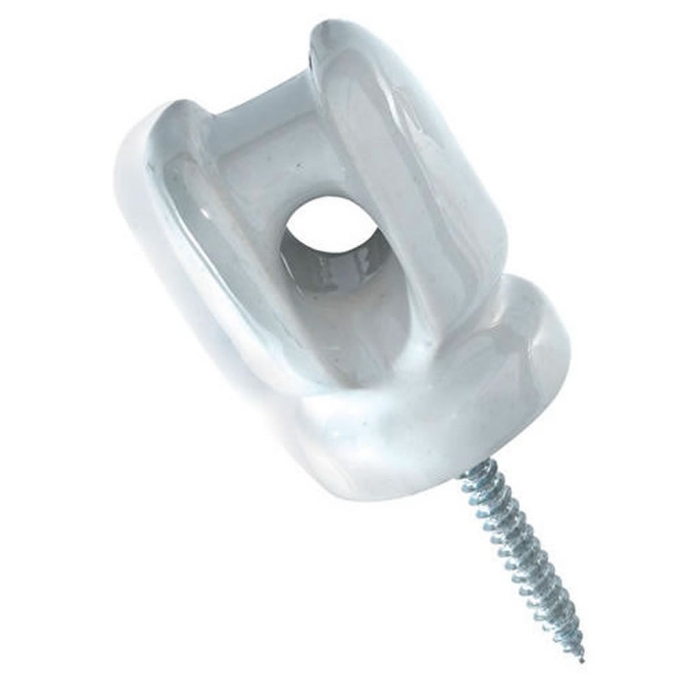 Field Guardian Porcelain Insulator Small Screw In FAP145  814421013927 - $0.95