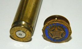 Vintage, American Legion (US) Tack or Tie Pin, Goldtone, Blue Enamel &amp; B... - £8.22 GBP