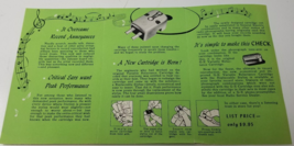 GE Variable Reluctance Cartridge Record Stylus Sales Brochure 1949 - $23.70