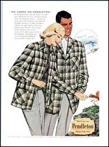 1950s Pendleton Jackets PRINT AD Mens &amp; Women&#39;s Clothes &quot;Inspired In Ore... - $10.66 CAD