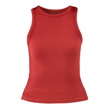 No Boundaries Juniors Seamless High Neck Tank Top, Red Size XXL(19) - $12.86