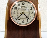 Ingraham Art Deco 1930&#39;s Two Tone Wood Table Clock - $69.30