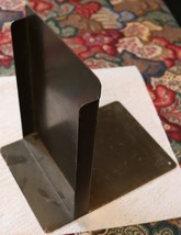 Single heavy duty metal bookend.9 by 6 inches - $12.00