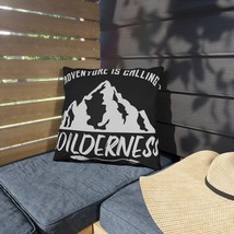 Adventure-Calling Outdoor Pillows | UV, Water Resistant, 4 Sizes, Black & White  - £25.52 GBP+