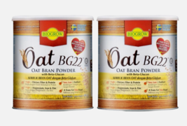 Biogrow Bg22 Oat Beta Glucan Powder 480G X 3 Tins , Lowers Cholesterol N... - $105.80