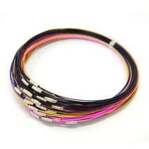 10 Neck Wire Steel Neck Wire Choker Necklace Assorted Choker Neckwire Wh... - £4.69 GBP