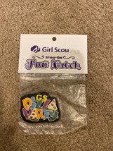 Girl Boy Cub Pizza Party Girl Scouts Fun Patches Crests Badges Scout Guide - £1.58 GBP