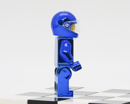 Custom minifigure spaceman astronaut Metallic Blue space series GO1145 image 7