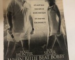 2001 When Billie Beat Bobby Print Ad Tv Guide Holly Hunter Ron Silver TPA21 - £4.71 GBP