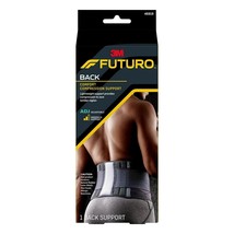 3M FUTURO Comfort Compression Back Moderate Support, Black Adjustable - $395.86 MXN