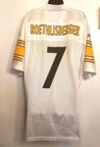 Reebok Pittsburgh Steelers Jersey Ben Roethlisberger NFL Football Throwb... - $49.43