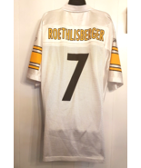 Reebok Pittsburgh Steelers Jersey Ben Roethlisberger NFL Football Throwback sz L - $49.43