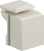 Leviton 41084-BI Blank QuickPort Insert, 10-Pack, Ivory  Open Box  Unused - $37.08 MXN