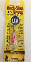 Northland BRUVS3-26 UV Buck Shot Spoon1/8-Ounce,Pink Tiger-RARE-SHIP N 2... - £9.37 GBP