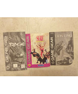 SEGA game gear genesis instruction book manual primal fear Surf Ninjas L... - $1.33 CAD