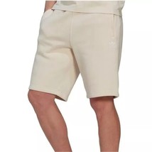 Adidas Mens Originals Essentials Fleece Sweat Shorts Wonder White S - £15.07 GBP