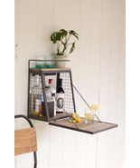 Industrial Style Wall Bar With Fold-Down Shelf - $147.95