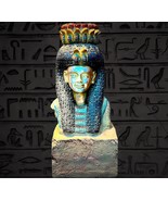 Unique vintage bust of Egyptian Queen Cleopatra,Handmade marble bust of ... - €299,67 EUR