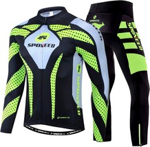 Men&#39;S Cycling Jersey Full Sleeve Riding Wear Long Sleeve T Shirts Pants - $84.97