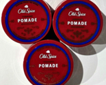 3 Pack Old Spice Medium Hold No Shine Pomade With Beeswax 2.22oz - £20.45 GBP