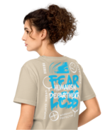 Unisex Organic Mid-Light T-Shirt – Fearless (Back Print) - $68.37 CAD