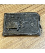 Vintage 1977 Bergamot Loggers Truck Belt Buckle Western Trucker Logger K... - $19.80
