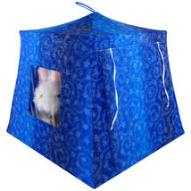 Royal Blue Toy Tent, 2 Sleeping Bags, Star Print for Action Figure Stuffed Anima - £19.62 GBP