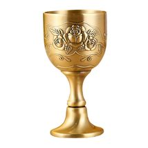 Golandstar Retro Rose Pattern Zinc Alloy Liquor Cup Wine Liqueur Spirits... - $10.77+