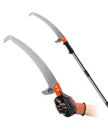 Pole Saws For Tree Trimming 9 Ft Lightweight Manual Stainless Steel Exte... - $57.99