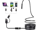 Industrial Usb Endoscope With A 7Mm Lens, 6 Led Lights, And Support For ... - $23.96