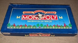 Parker Brothers Vintage Monopoly Deluxe Anniversary Edition - 1985 - Complete - £21.79 GBP