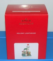 2021 Hallmark Christmas Ornament Holiday Light House Christmas Tree Magi... - £55.07 GBP