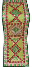 Tapestry wall hanging Exquisite patchwork Table runner embroider Bohemian ethnic - $38.99