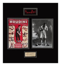 Harry Houdini Original Autograph Museum Framed Ready to Display - £1,945.51 GBP