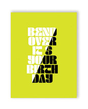 Bend Over Birthday Greeting Card - £9.78 GBP