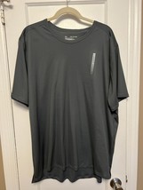 Under Armour Gray UA Coolswitch Short Sleeve Running Shirt Men&#39;s NWT XXL... - $29.69