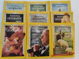 1966 National Geographic Magazine Lot Of 9 - £22.53 GBP