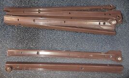 Cabinet Drawer Slides Set of 4, 13", 3/4" Brown - $16.25