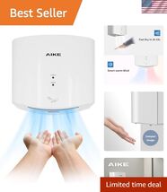 Air Wiper Compact Hand Dryer 110V 1400W White with 2 Pin Plug Model AK2630 - $235.22