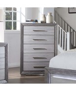 Transitional Gray Chest: Metal Ball Bearing Glides &amp; Bar Handles - $14,598.09 MXN