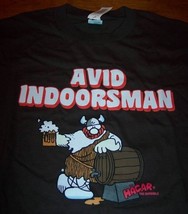 Hagar The Horrible Beer &quot;Avid Indoorsman&quot; T-Shirt Mens Small New w/ Tag Caveman - £15.77 GBP