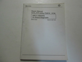 1993 1997 Vw Golf Gti Jetta ABS/EDL On Board Diagnostic Repair Manual Stained - £15.65 GBP