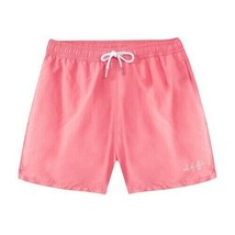 Maison Labiche Out of Office Embroidered Solid Swim Shorts in Apricot-2XL - $923.29 MXN